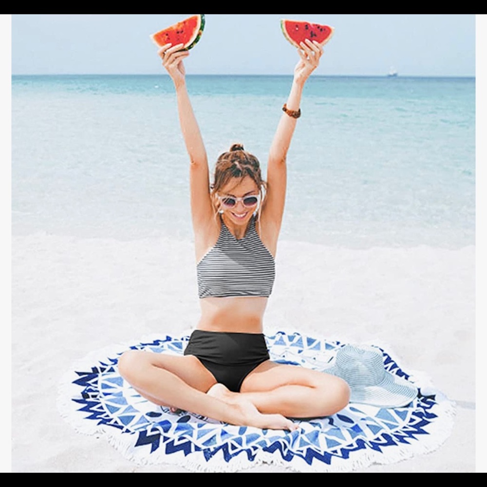 GEEK LIGHTING 2 Piece Swimsuits High Waisted Bathing Suits Bikini Set S